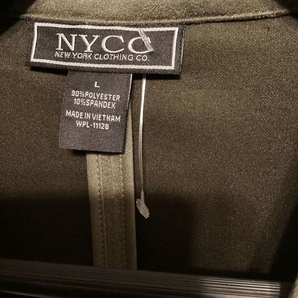 Olive Green Women's Blazer Jacket B222 - Picture 3 of 3